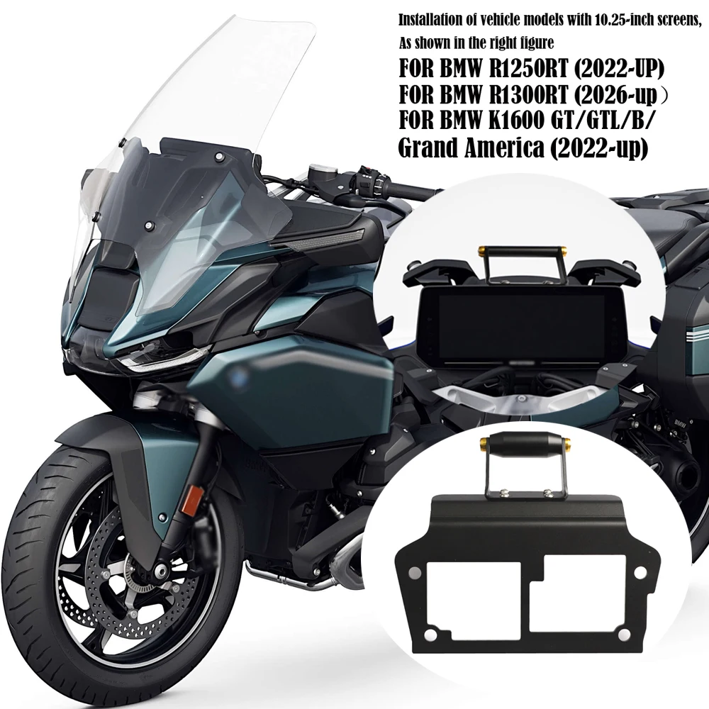 NEW Motorcycle Head Navigation Bracket GPS Phone Bracket Accessories For BMW R1250RT R1300RT K1600 GT GTL B Grand Americr