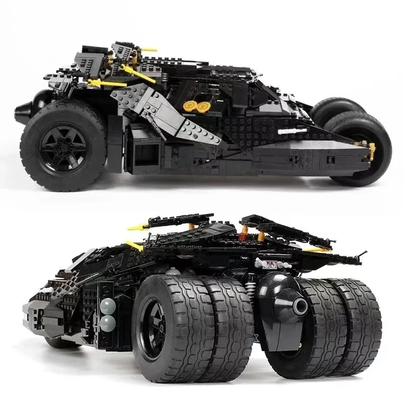 2049pcs Technic Group Racing Car Model Batman Batmobile Difficult Puzzle Assembling Building Blocks Toy Gift Display 76240