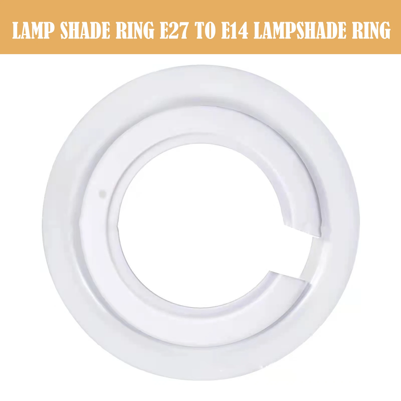 

24pcs E27 To E14 Lampshade Ring Plastic Converter Durable Retaining Shape Adapter For Lamp Base Accessories White