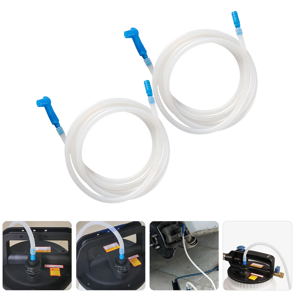 

2pcs Brake Fluid Bleeder Hose Brake Fluid Change Hose Automotive Brake Fluid Exchange Tool brake bleeder hose