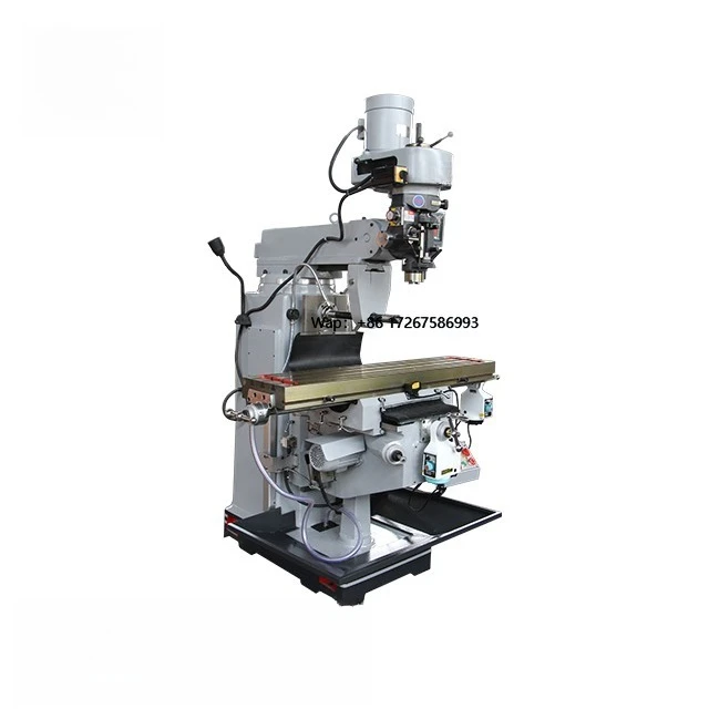 Turret Vertical and Horizontal Metal   Milling Machine with GSK Control System