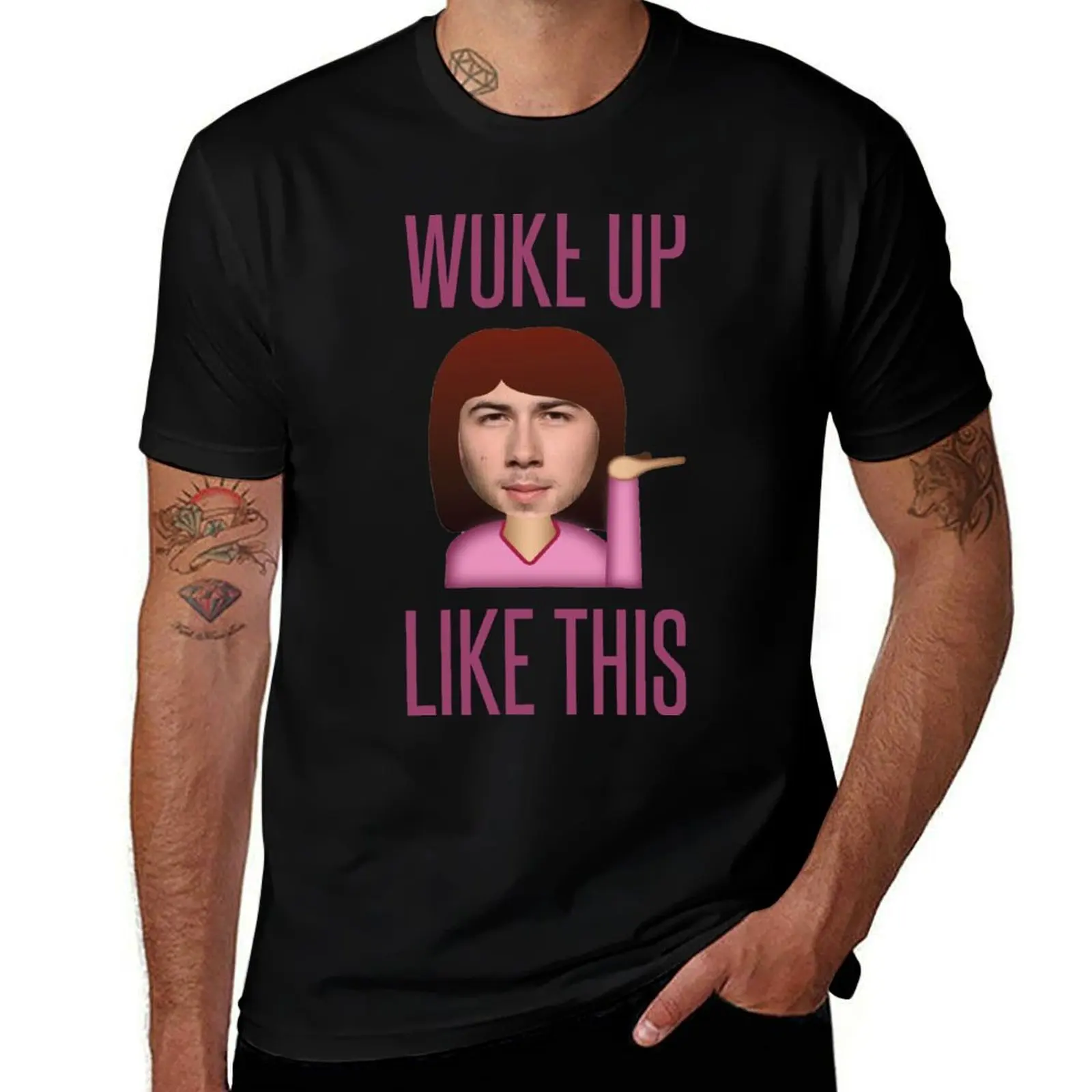 

Like man T-Shirt This cotton shirts T-Shirt Up t graphic tshirt t 100% He shirts 100% cotton Woke