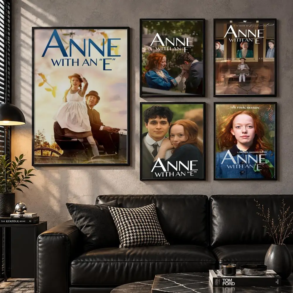 Anne with an E Heartfelt Period Drama Imagination Rural Beauty Poster Aesthetic Unframed Wall Prints for Bedroom & Living Room