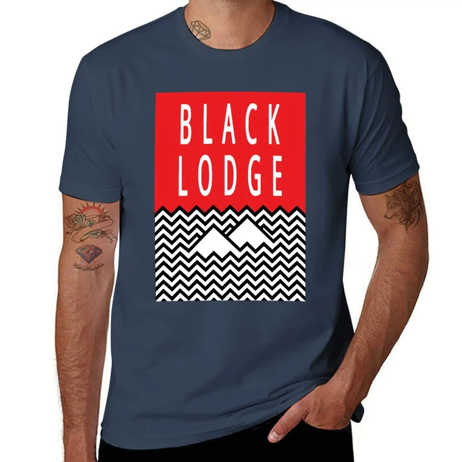 

Black Lodge T-Shirt man t shirt designer cotton t shirt pack T-Shirt