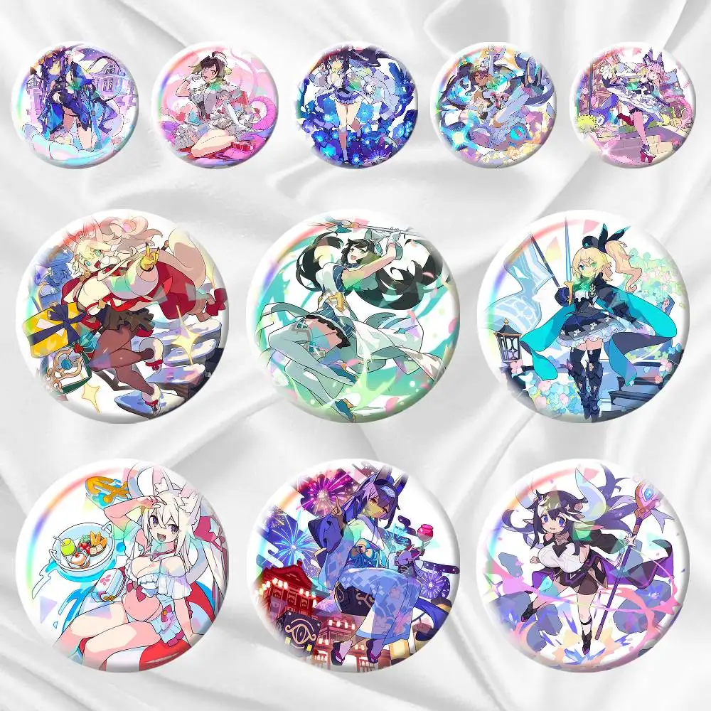 

World F-Flipper G-Game 75mm 58mm 44mm 25mm Brooch Backpack Hat Pins Accessories Toys Badge