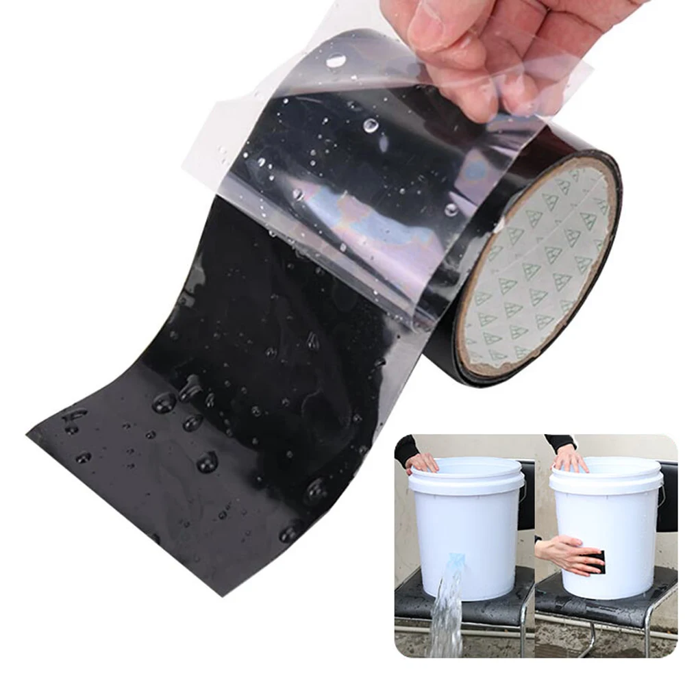 Leck reparatur Rohrband Faser abdeckung Stopfen Wasser band Bad Leckage Eimer Aufkleber starkes wasserdichtes Klebeband 150cm/Rolle