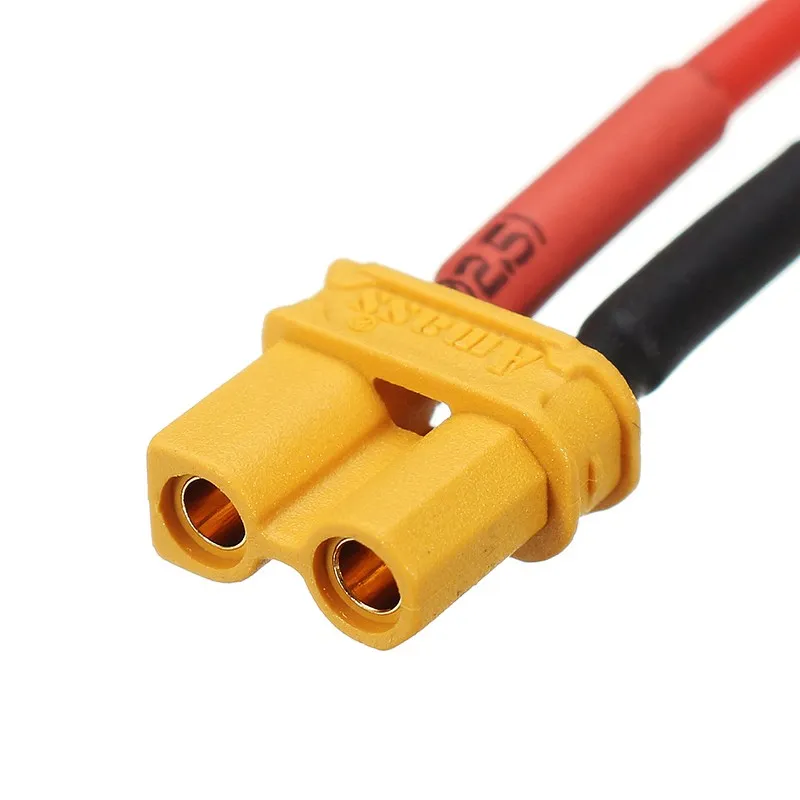 10PCS Amass XT30U Plug Adapter Wire 16AWG 150mm Cable Lead Female Male Connector For RC ESC Lipo Battery Drone Parts XT30 XT30U
