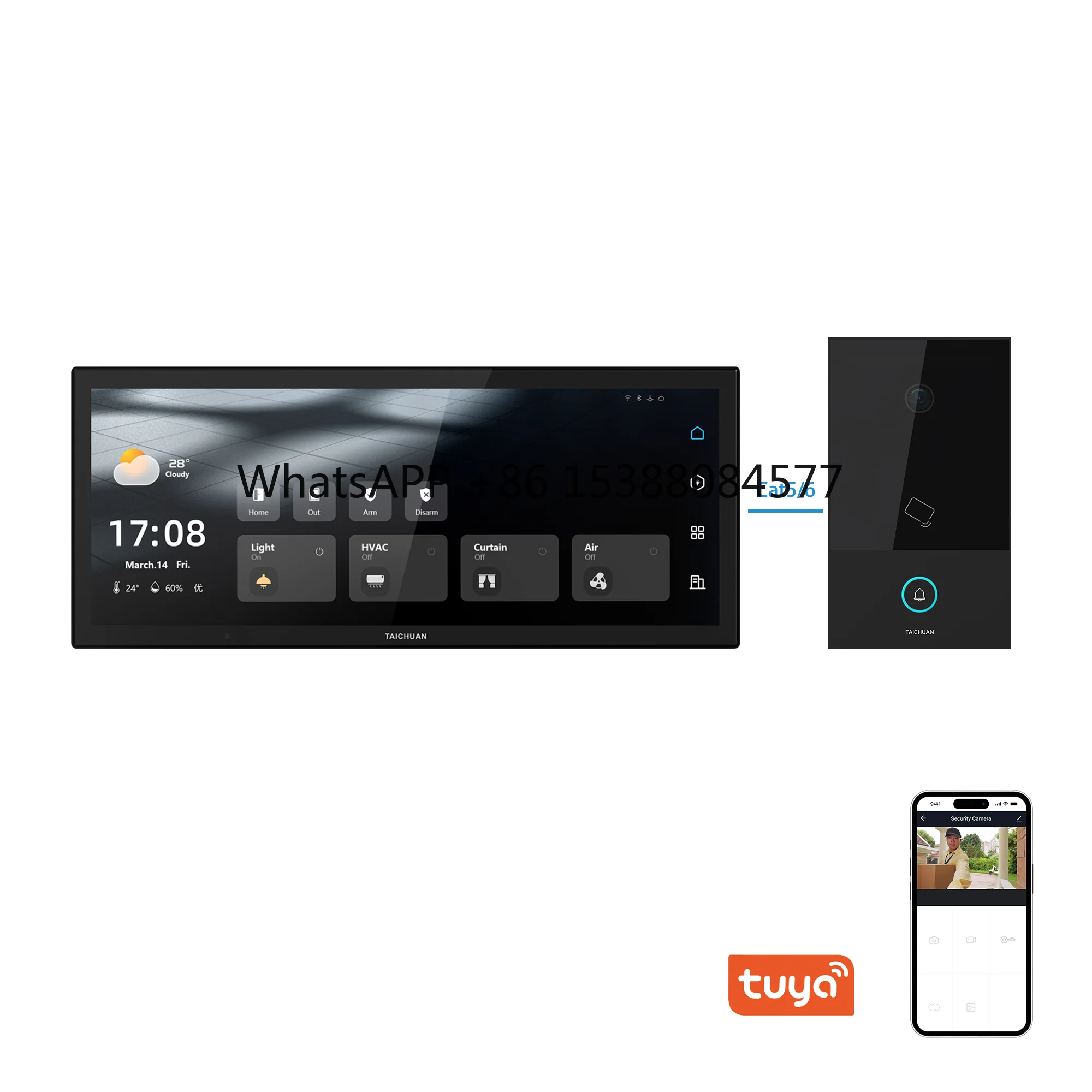 

12 Inch a Smart Control Panel Built in Zigbee Gateway POE Smart Switch Touch Panel CCTV Lift