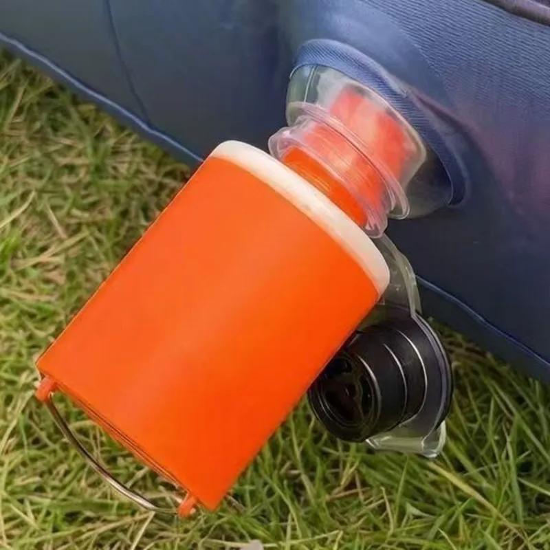 A63T-Portable Air Pump For Inflatables With Camping Light, Inflator And Deflator For Pool Floats, Swim Rings, Sleeping Pads