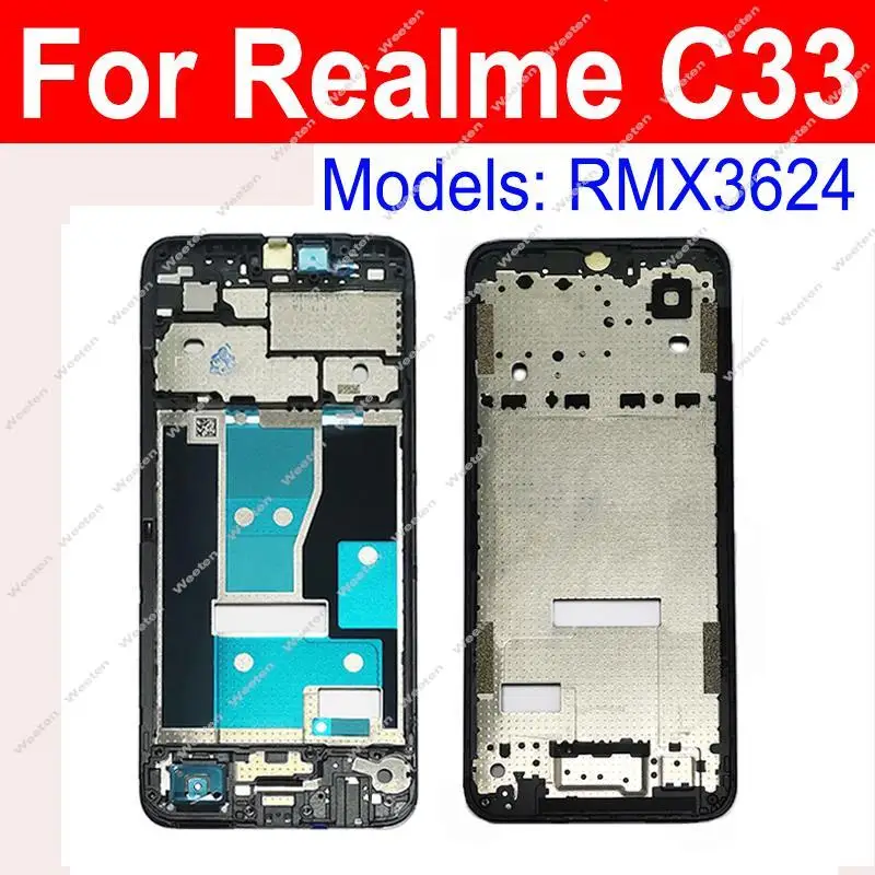 Realme-フレーム付きの交換用フロントガラス,c30,c30s,c31,c33,c35