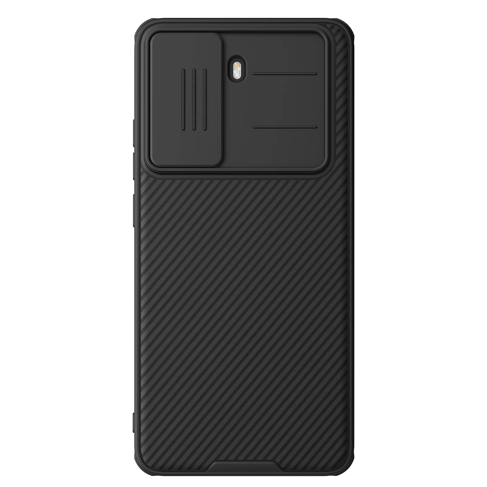 Für Poco X7 Pro: NILLKIN Schutzhülle, passgenau, mit magnetischer Camshield-Funktion und Objektivschutz, nur mit magnetischer Saugfunktion. – Detail 1