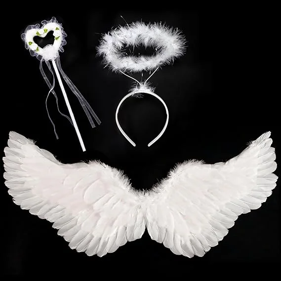 Ensemble Costume Fée Adulte - Ailes Papillon, Baguette, Oreilles Elfe, Diadème - Look Magique Pour Fêtes
