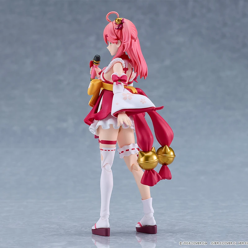 Figma original de Hololive Max Factory # 641/642 Sakura Miko Hoshimachi Suisei Figura de ação genuína modelo colecionável boneca presentes brinquedo