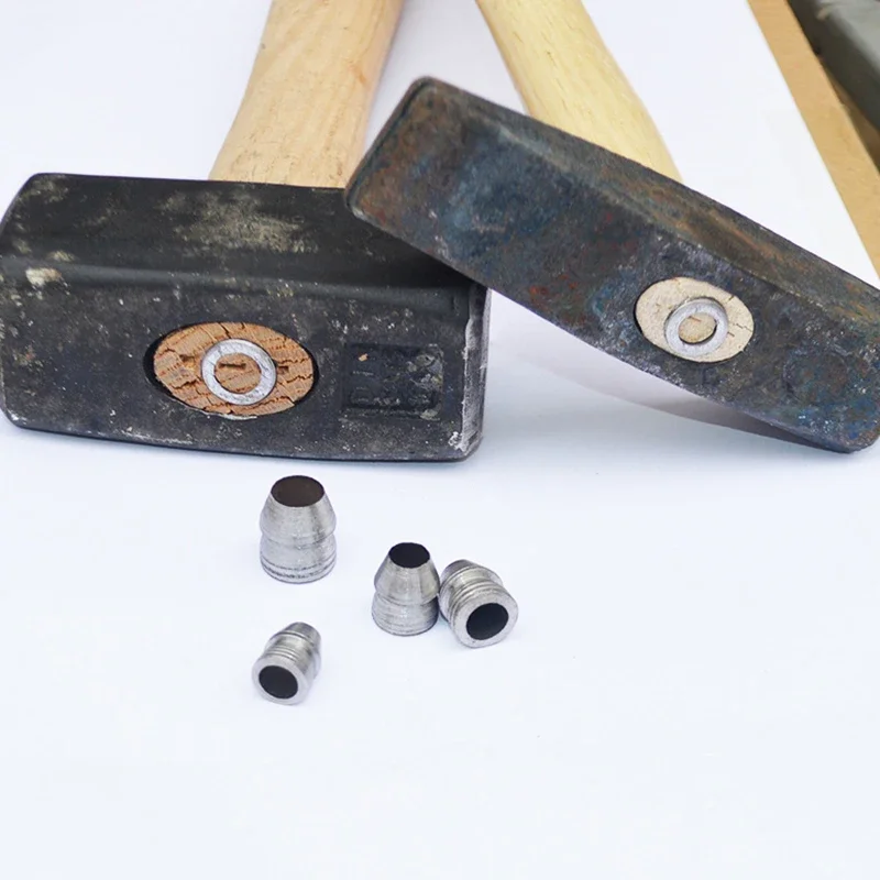 

10pcs Safety Round Handle Wedges Steel Hammer Handle Splitting Wedge Set For Axe Claw Hammer Steel For Carpentry Maintenance