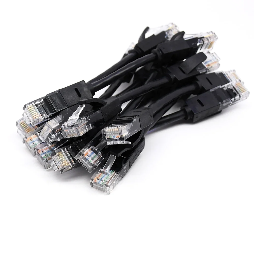 15cm 0.5Ft cat 5e Ethernet Cable Lan cable High Speed RJ45 Network Router Computer Cable Black color