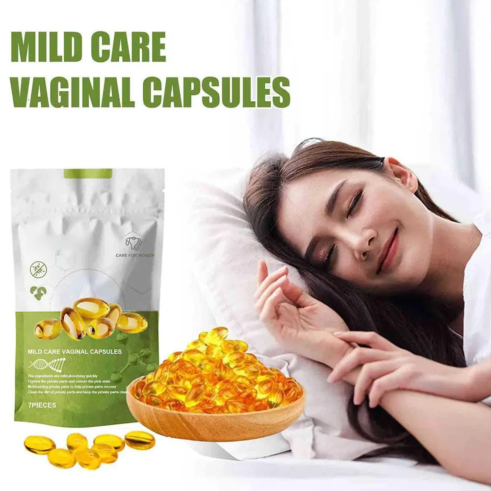 Vaginal Capsule Vagina Tightening Shrinking Remove Odor Anti-Itch Bacteriostasis Reduce Yam Detox Women Private Care