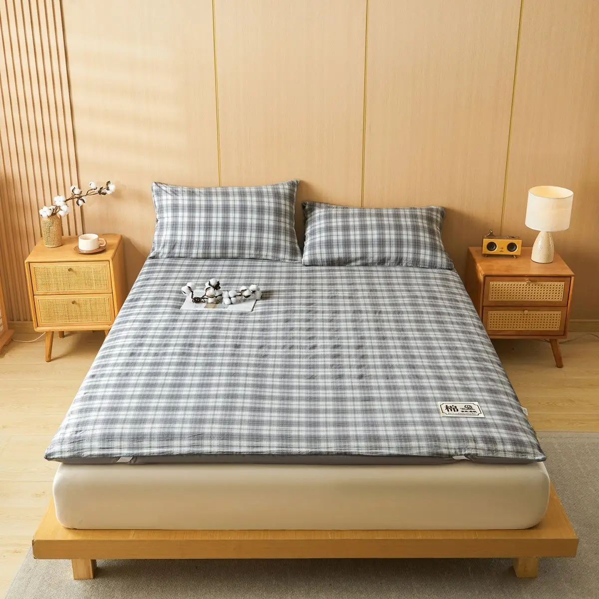 Removable and Washable Xinjiang Cotton Mattress Quilt Mattress Student Dormitory Skin-friendly Washed Cotton