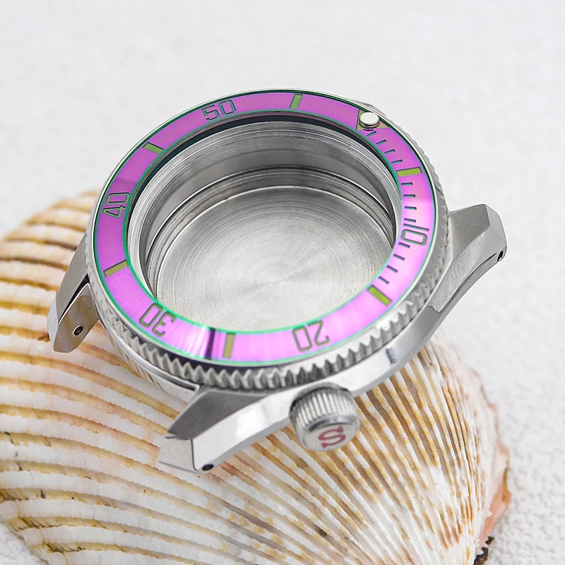 Seiko SKX Bezel Insert SPB185 SPB187 Stainless Steel NH35 Case Fit NH35 NH36 Japan Automatic Movement Men Diving Watch Case