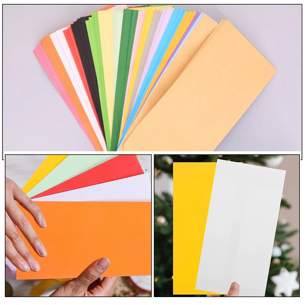 50 Pcs Colorful Blank Envelopes Money for Cash Saving Coins Pouch Letter Small Item Paper