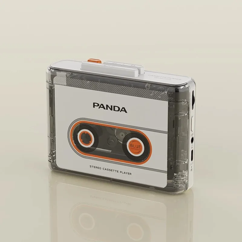 مشغل كاسيت ستيريو باندا 6508 مشغلات ريترو مشغل واحد شفاف محمول وكمان هدايا مخصصة #2