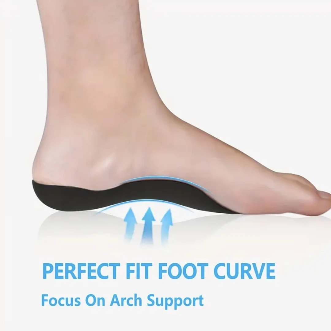 1 Pair Plantar Support Pad/Arch Support Auxiliary Pad, Shock-Absorbing and Cushioning, Comfortable and Snug Fit, Can Be Worn wit