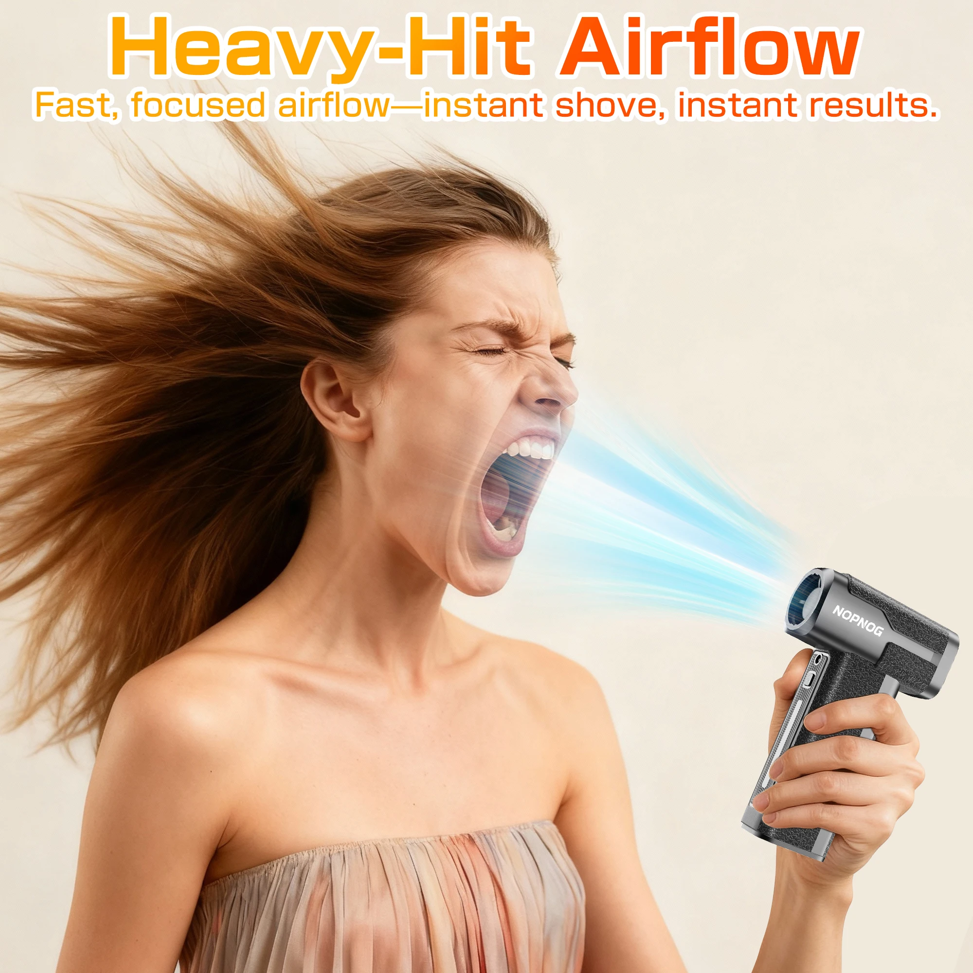 Para coche RV camión remolque violencia Jet Turbo ventilador plumero de aire eléctrico herramientas de limpieza eliminación de nieve soplado multifuncional portátil