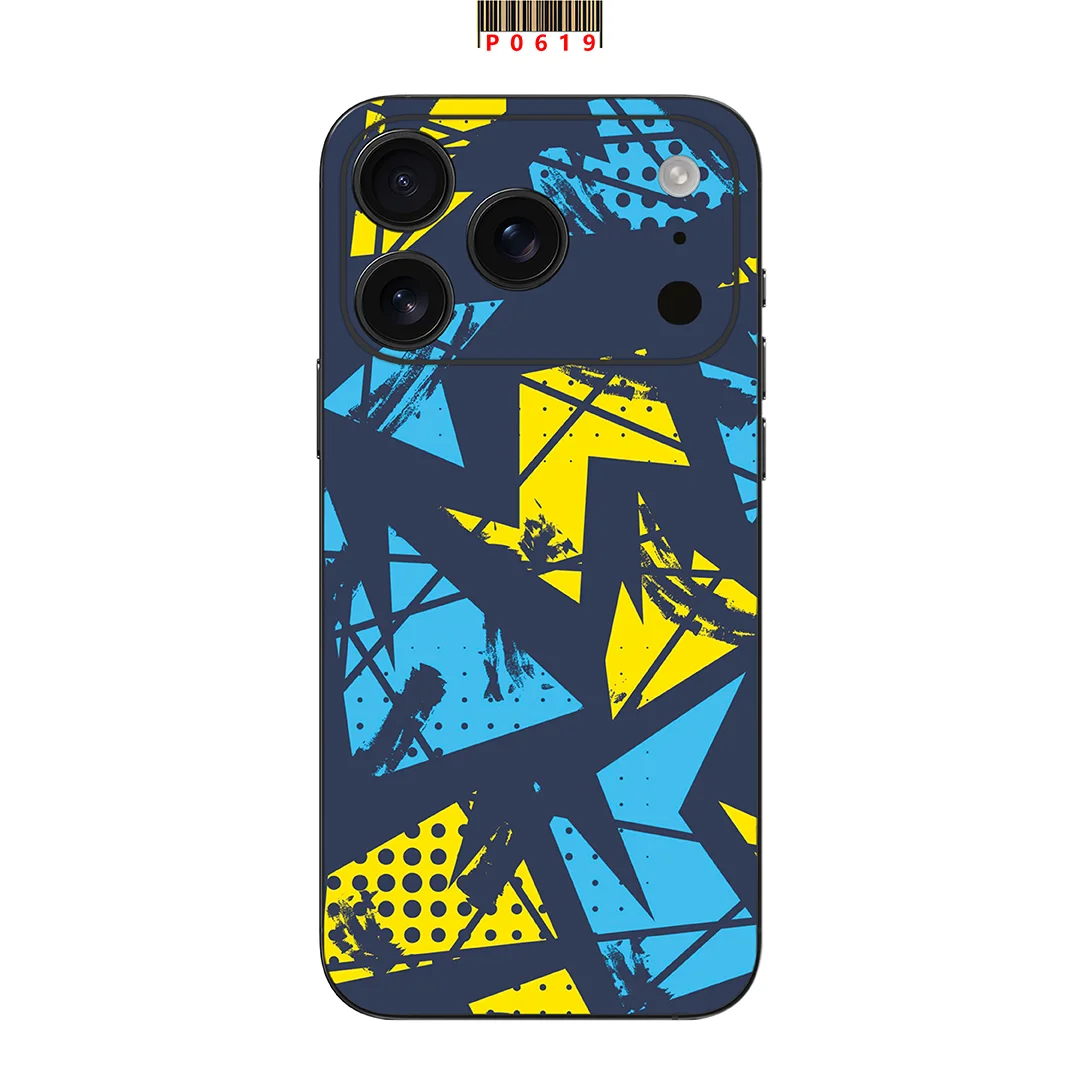 OscarSkinZ Wrap For iPhone17 16 Pro Max Sticker 15 14 Plus Back Film 13 12 Mini Protective Decal Side Frame Back Protector