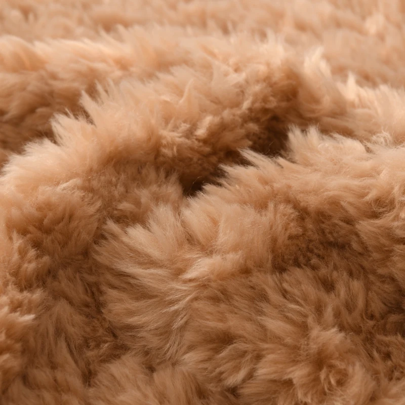 

50*160cm Soft Fluffy Artificial Fur Fabric Curly Plush Fabric Diy Sewing Pajamas Doll Clothess Decoration Background Decor