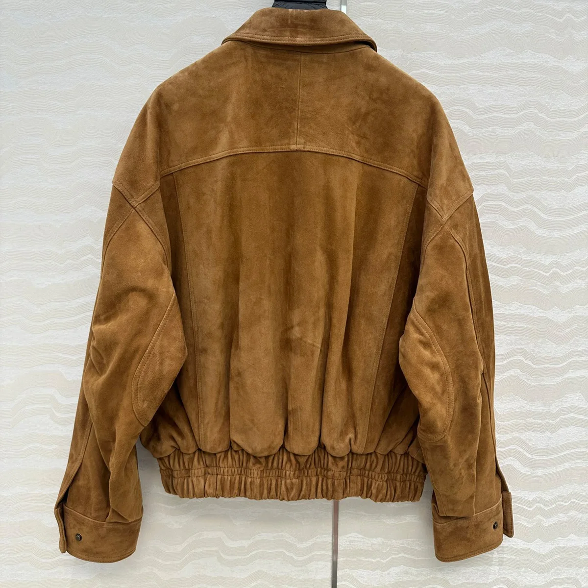 High Quality Women Vintage Loose Streetwear Short Jacket Lapel Collar Pockets Outerwear lyt2680773