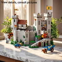 Epic 4500+ Piece Medieval Castle Building Set Compatible 10305 Model Kit for Adults & Teens – Lion King’s Fantasy Architecture