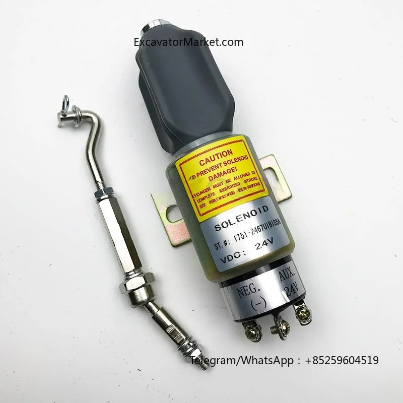 For Komatsu 130 60-7 Hyundai 150 225-7 CATERPILLAR CAT 320 S6K flameout switch solenoid valve switch excavator Parts