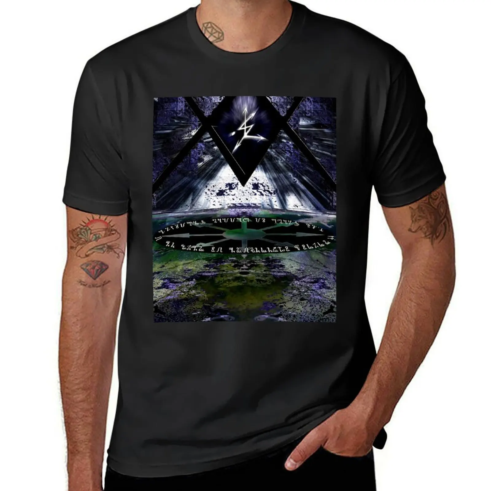 Separation Is Only An Illusion. Magick Is Real. The Worlds Unite. T-Shirt oversizeds oversized blacks mens t shirt graphic