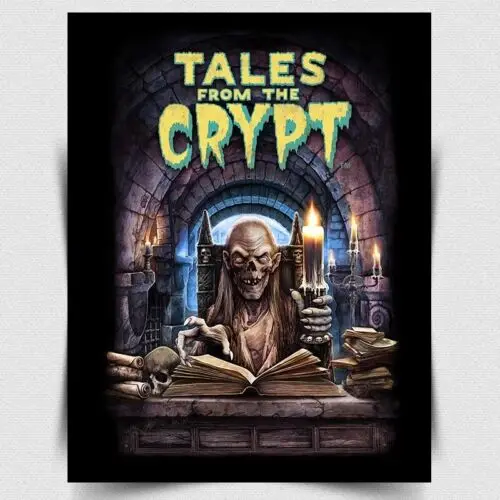 METAL SIGN WALL PLAQUE Tales From The Crypt Movie Advert poster print 80s Horror-Aluminum