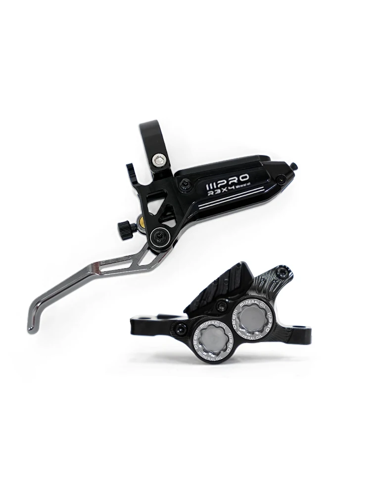 AliExpress 2025 ONIRII IIIPRO R3X4 Horizontal Cylinder 4-Piston Hydraulic Disc Brake Quick Release MTB Caliper for MTB, Climbing, AM,XC NEW