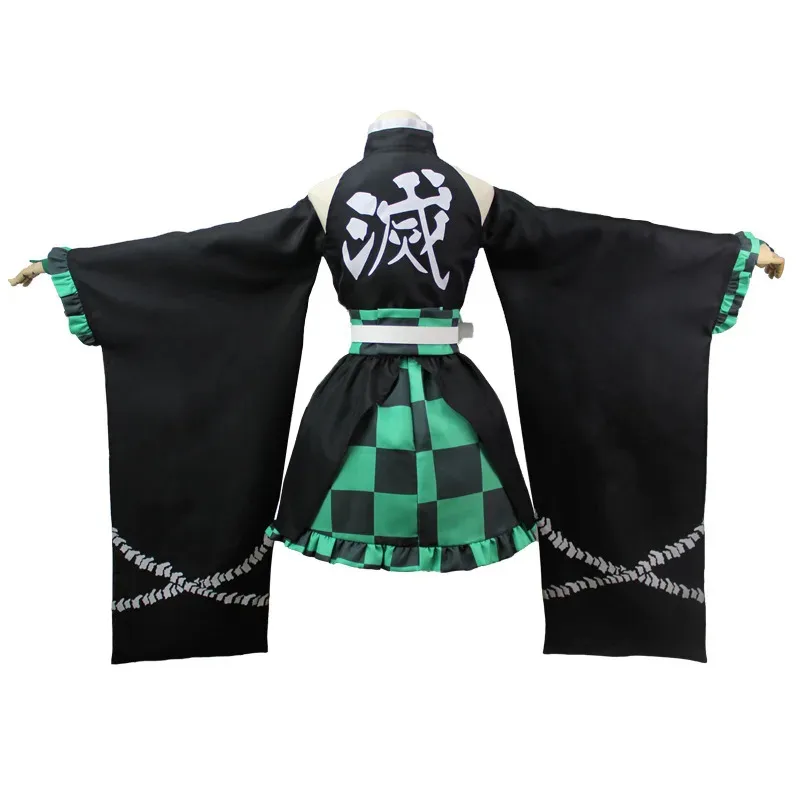 

aa69Anime Female Anime Demon Kimetsu No Yaiba Tanjiro Kamadou Cosplay Costume Women Girls Dress Con Cos Ou