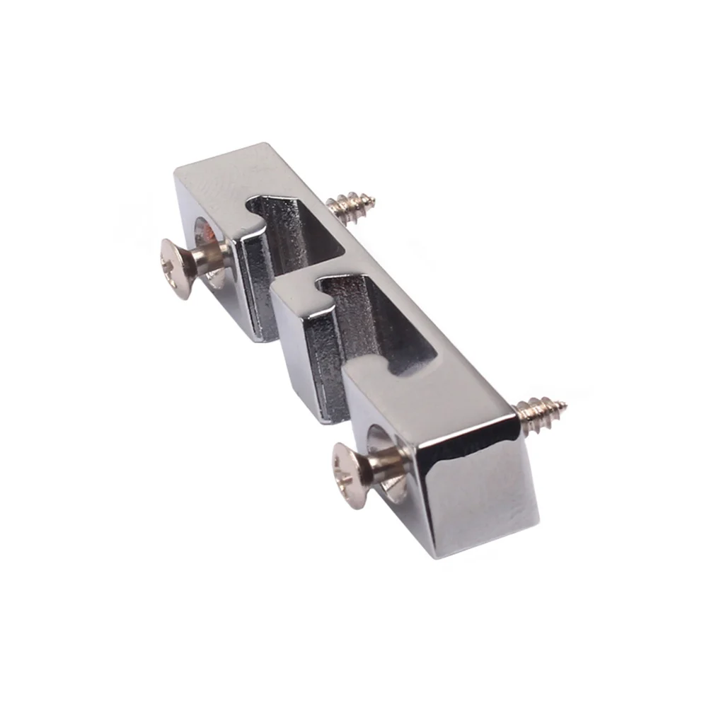 سبائك الزنك 3 سلسلة الغيتار سلسلة التجنيب دليل معدني عالي القوة لملحقات الغيتار باس المتانة الكروم #3