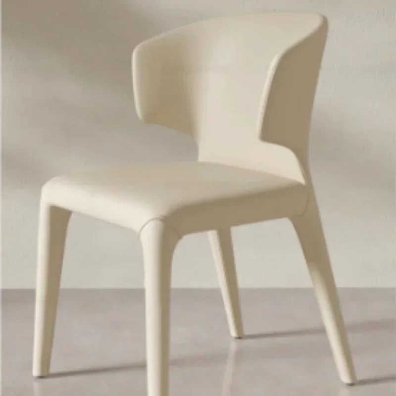 Ergonomic Floor Dining Chair LeatherApartment Dining Chair Modern