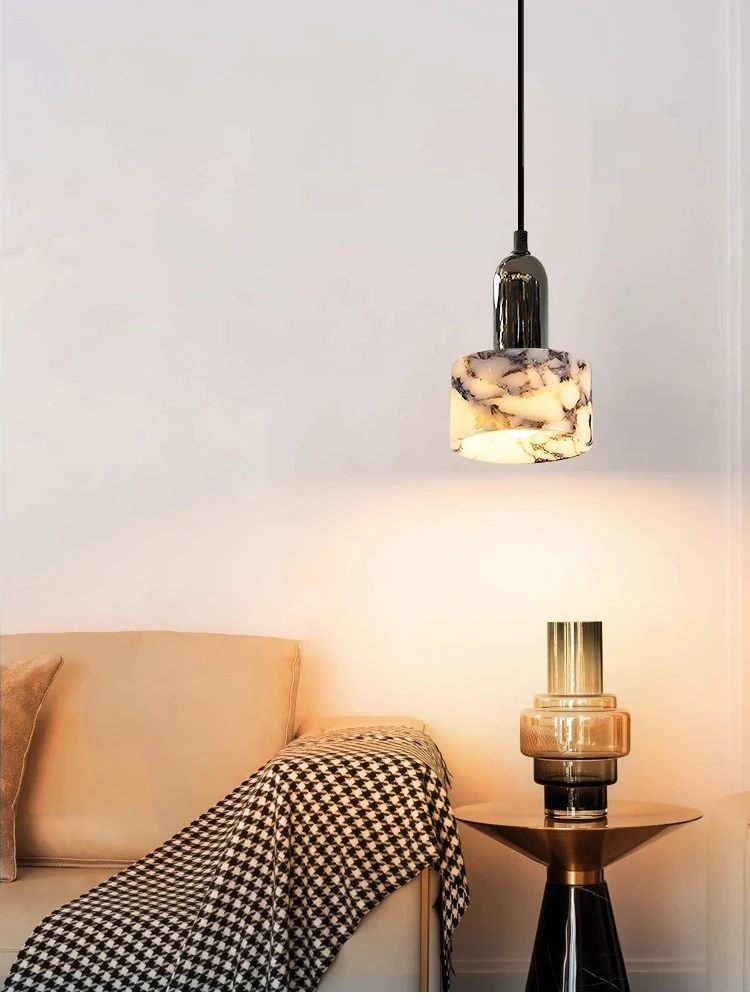 الحد الأدنى مطعم ضوء غرفة المعيشة الفاخرة حائط الخلفية بلغاري الرخام الأبيض غرفة نوم الإيطالية اللوح الأمامي قلادة الخفيفة