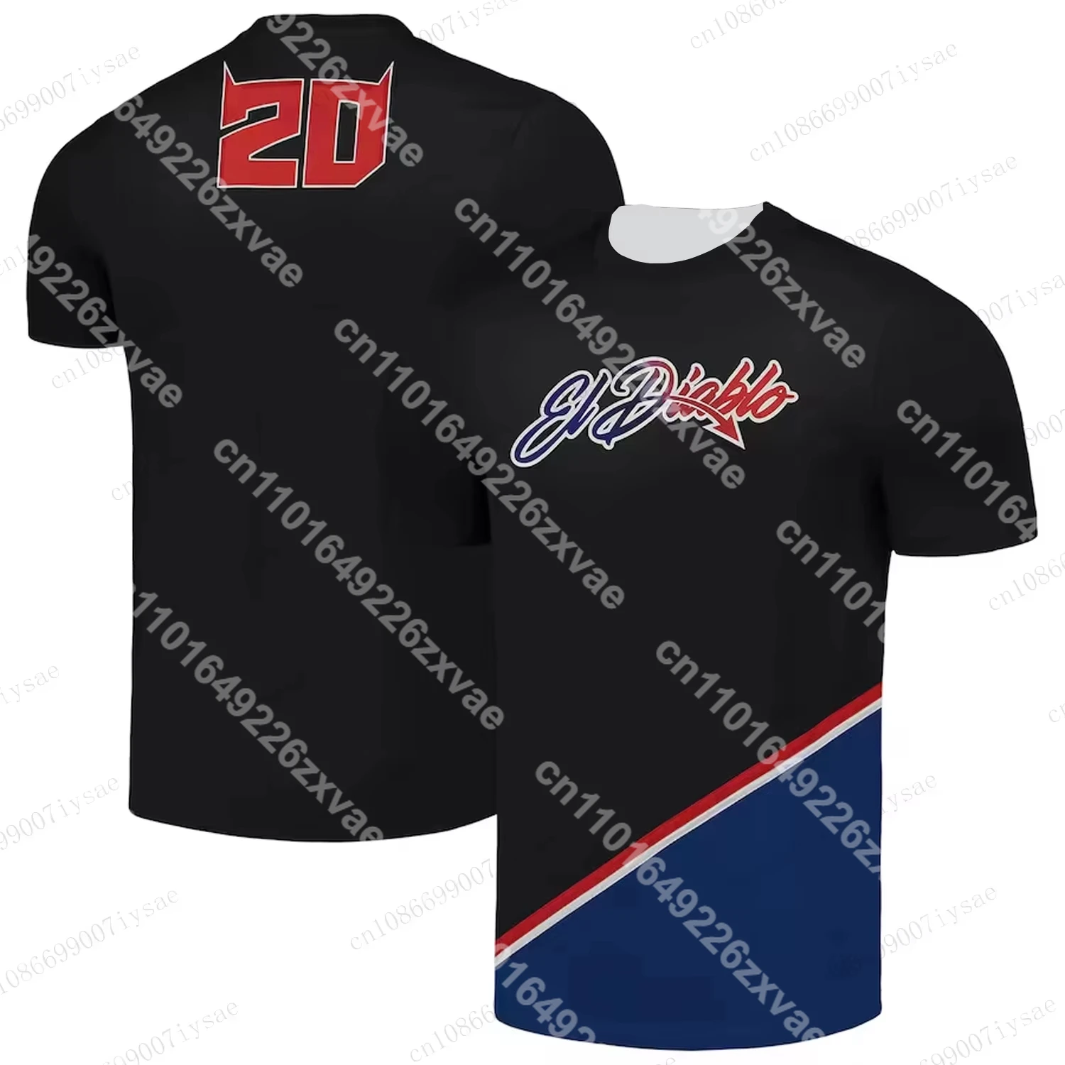 

Verano Caliente Salling 2025 Fabio Quartararo 20 мотоциклетных велосипедных болезней camiseta hombres moto carreras transpirable camiseta