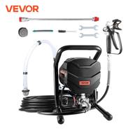 VEVOR Stand Airless Paint Sprayer, 650W High Efficiency Airless Sprayer, 3000PSI Electric Paint Sprayer Machine Extension Rod
