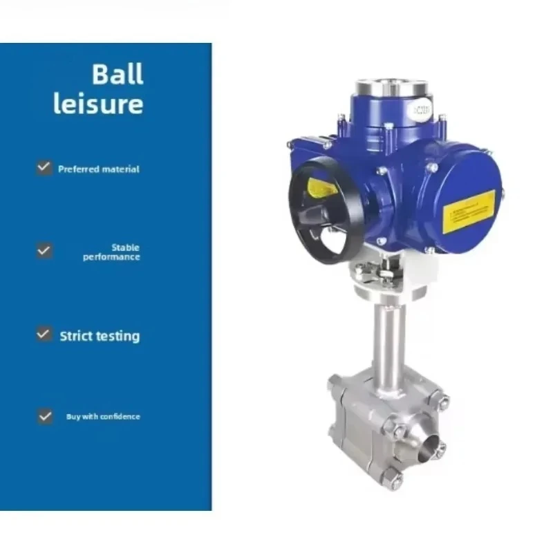 Válvula de mariposa eléctrica Q961F para G como temperatura ultrabaja -196 ℃   Brida de soldadura 304 para nitrógeno líquido GNL