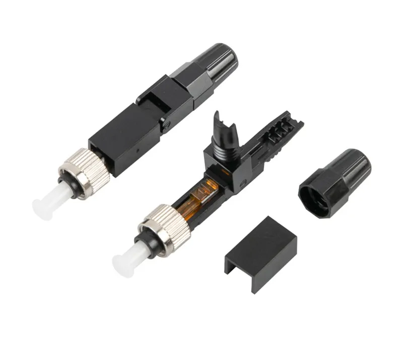 Embedded FC UPC Fiber Optic Fast Connector FTTH SM fiber optic FC quick connector FC adapter Field Assembly 0.3db rapid