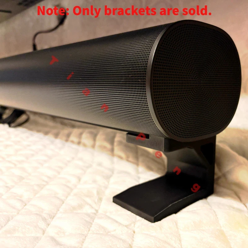 Heightening Desktop Support Base For Sonos Arc Soundbar Built-in Anti-slip Pads With Extra Storage Bracket Optimize Place Height