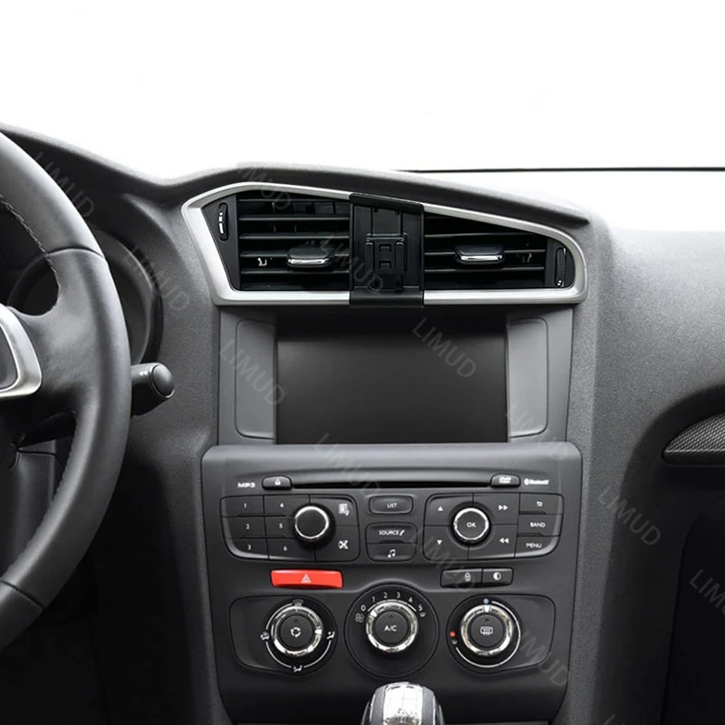 For Citroën C4 Lounge 2013 2014-2018 Car Phone Holder Wireless Charging Dedicated Fixed Base Gravity Bracket Auto Accessories