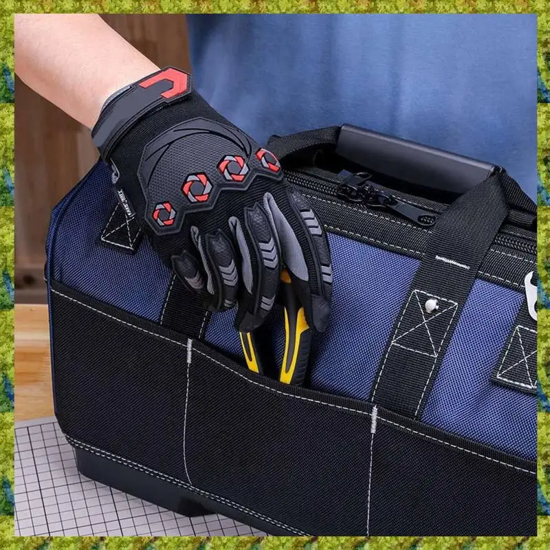 

Electrician Tool Bag Oxford Cloth Electrician Bags Waterproof And Wear-Resi 18Inch 1 Piece