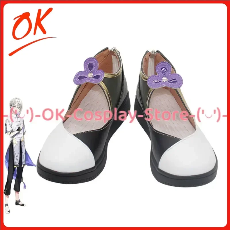 [Customized] Lan Ling Cosplay Shoes Game Fate/Grand Order Anime Roleplay Props Halloween Carnival Holiday Party PU Leather Boots