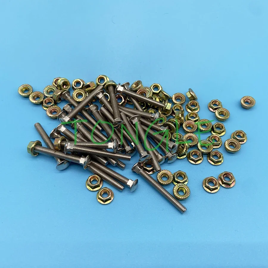 Screw and Nut Fixing Screw Mounting Parts for Coin-operated Games, Arcade Game Machine, 35*4mm, 50 PCs/Lot