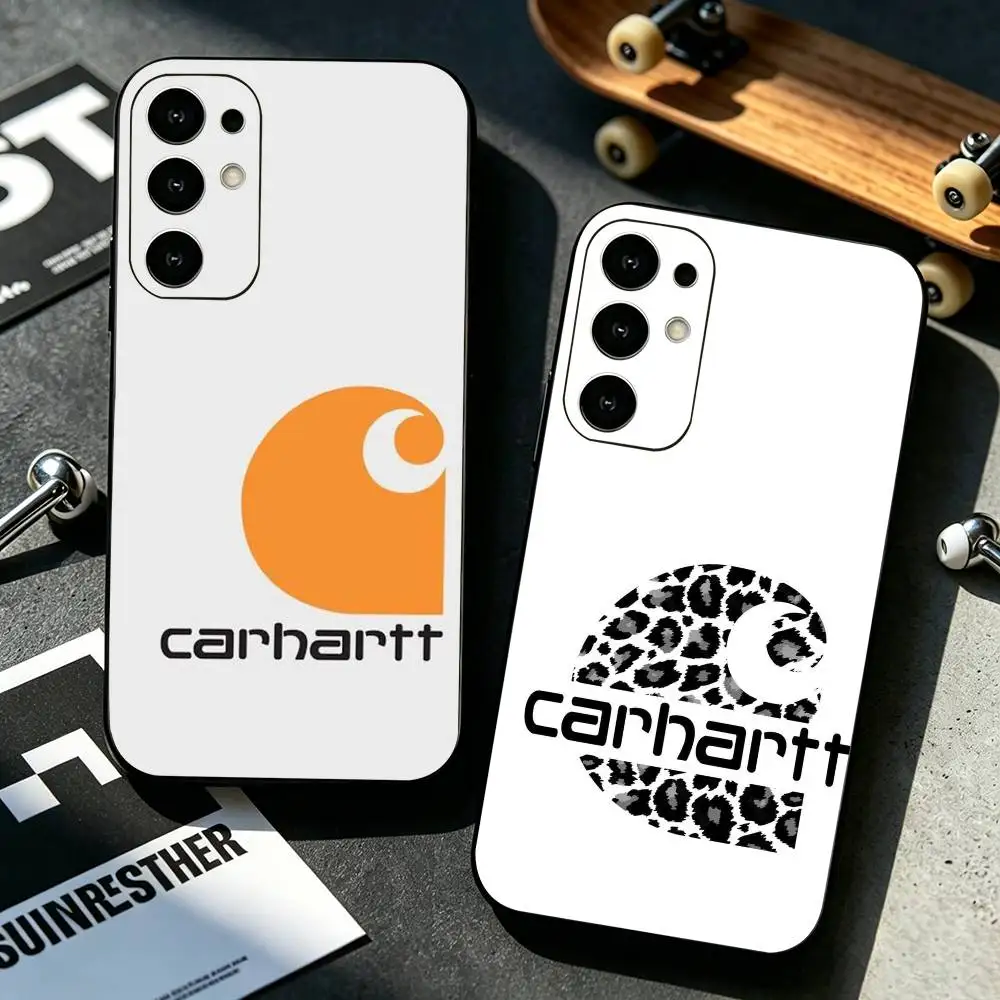 Carhartts V-Vintage Top Selling  Phone Case For Samsung S25,S24,S21,S22,S23,S30,Ultra,S20,Plus,Fe,Soft Silicone Black Cover