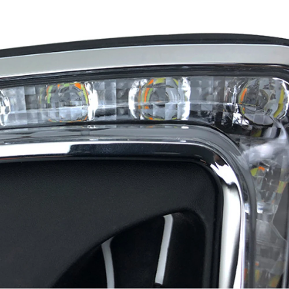 LED Daytime Running Light DRL Fog Lamp Cover For Mitsubishi ASX Outlander Sport RVR 2013 2014 2015