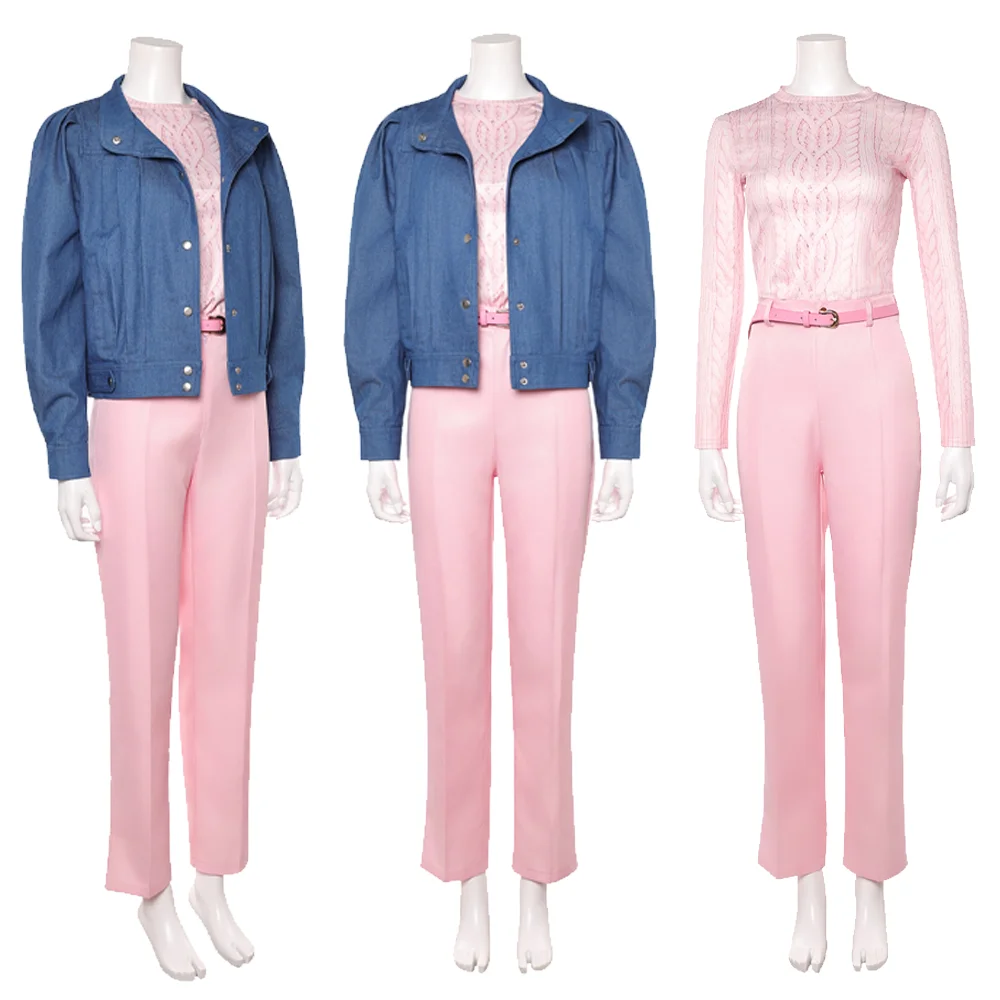 

TV Stranger Season 5 Max Mayfield Cosplay Denim Jacket Costume Outfit for Adult Women Girls Halloween Party Carnival disguise